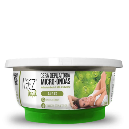CERA DEPILATORIA NEEZ PARA MICRO ONDAS ALGAS 150G