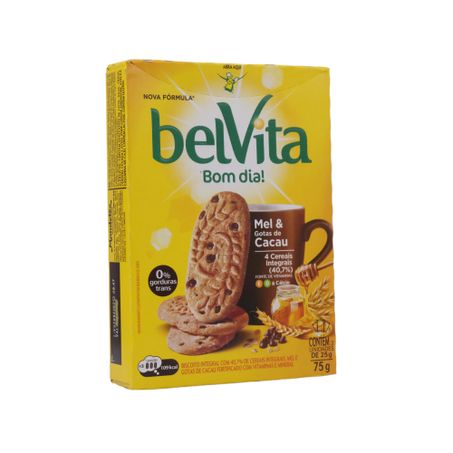 Biscoito Integral Belvita Mel/Cacau 75g 360-56