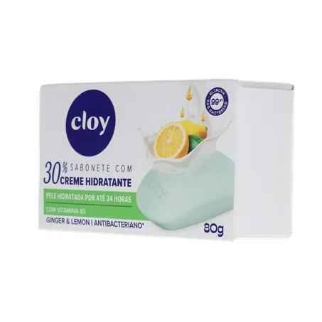 Sabonete em barra Beauty Ginger Lemon Cloy 80g 360-4