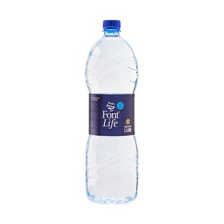 Agua mineral font life s/gas 1,5l