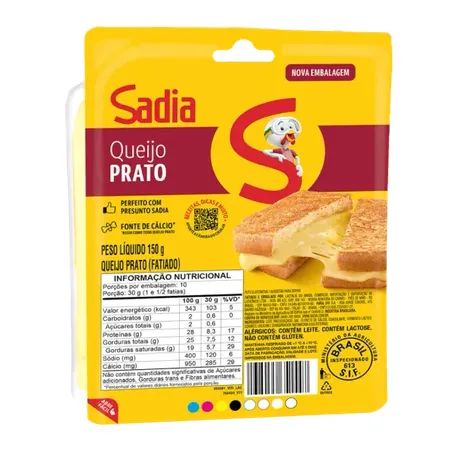 Queijo sadia prato soltissimo 150g