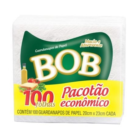 Guardanapo bob c/100 20x23cm