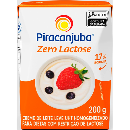 Creme de Leite Zero Lactose 200g