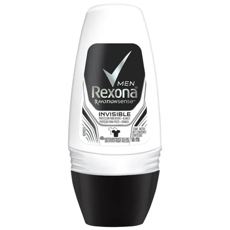 Desodorante rolon rexona 50ml men invisible
