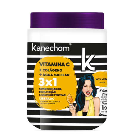 CREME TRATAMENTO KANECHOM COND 3EM1 VITAMINA C 1KG
