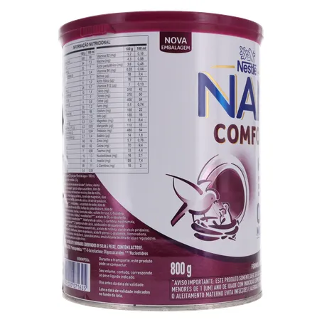Fórmula Infantil Nan Comfor 0 a 6 Meses Lata 800gr 360-30