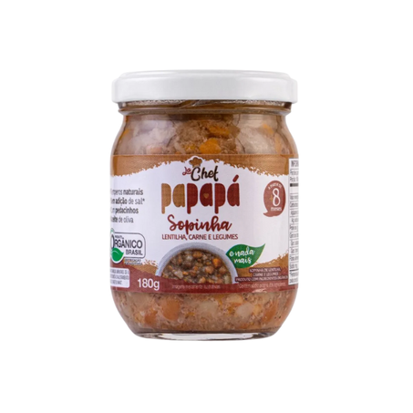 ALIMENTO INFANTIL PAPAPÁ ORG SOPINHA 180G