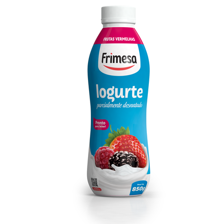 Iogurte frimesa parc.desn.f.verm. 850g