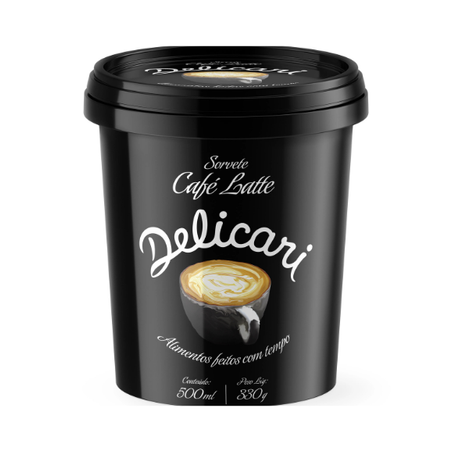 SORVETE  DELICARI CAFE LATTE 500ML