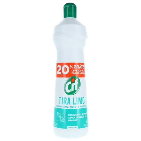 TIRA LIMO CIF 500ML CLORO SPRAY 20% 360-35