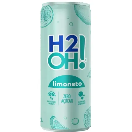 H2oh limoneto sleek 350ml lata