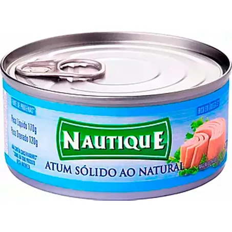 Atum solido ao natural nautique 170g