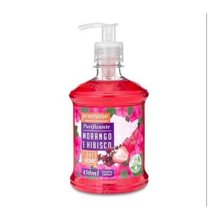 Sabonete líquido morango hibisco premisse sch 450ml