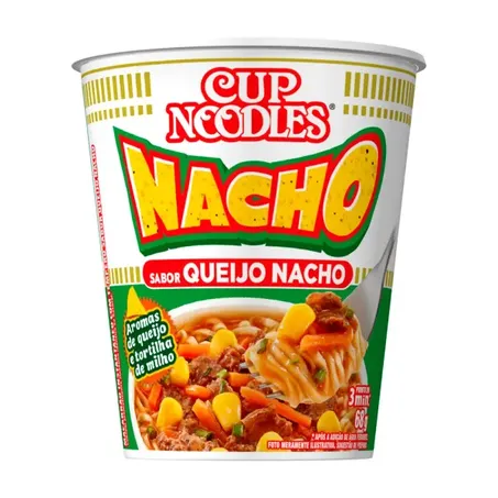 Cup noodles 68g queijo nacho