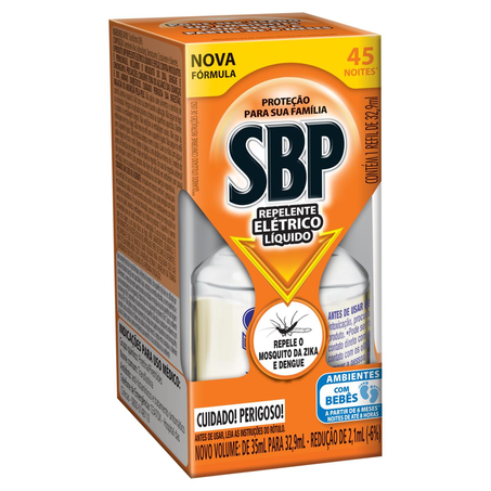 Inseticida SBP 35ml - 45 Noites - Refil