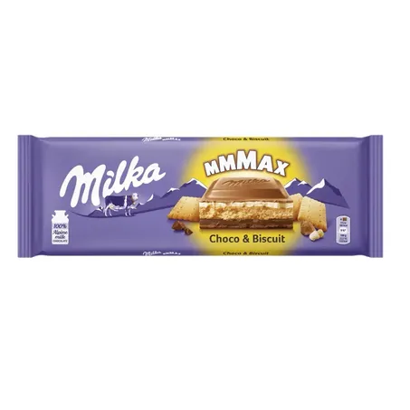 Chocolate milka recheado choco & biscuit 300g