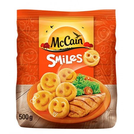 Batata mccain pre-frita smiles 500g