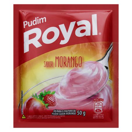 PÓ PARA PUDIM MORANGO ROYAL