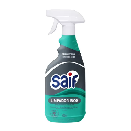 Limpador saif para inox 500ml