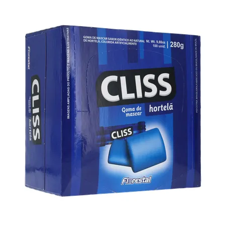 Chiclete florestal cliss hortelã 280g 360-33