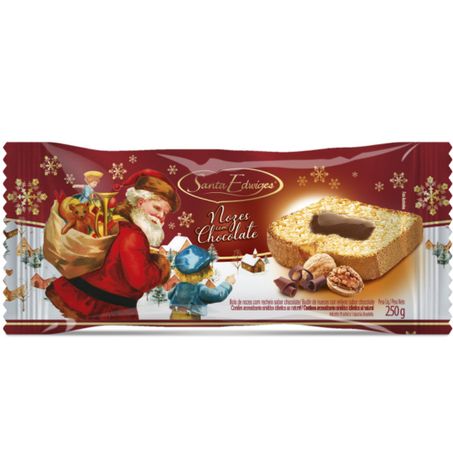 Bolo santa edwiges 250g nozes com chocolate