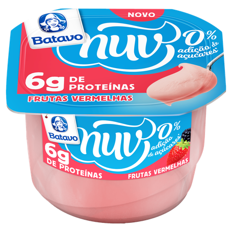 Creme de Queijo de Frutas Vermelhas sem Adição de 