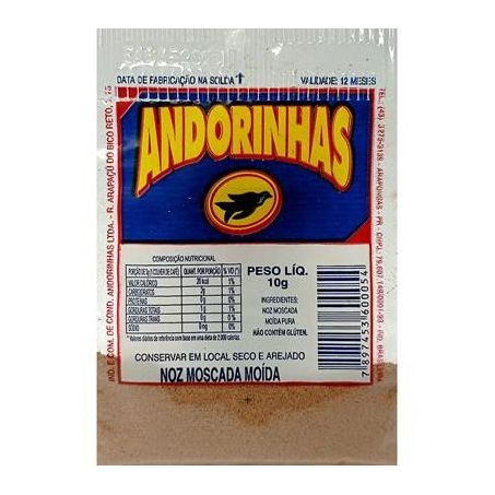 Noz Moscada Andorinhas 10g Moida