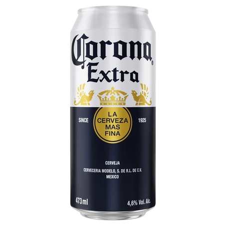 CERVEJA CORONA EXTRA LATA 473ML