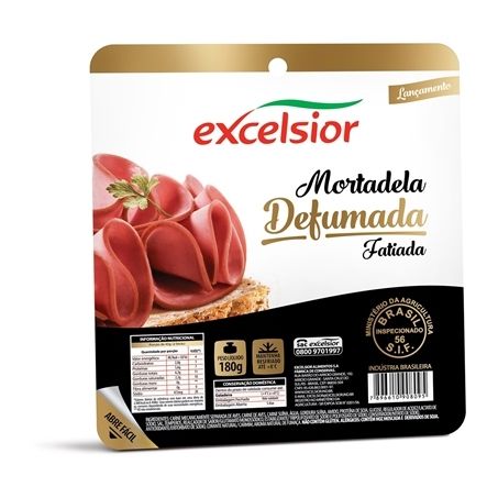 Mortadela excelsior defumada fat 180g