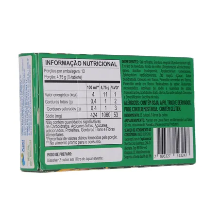 CALDO DE LEGUMES EM CUBO APTI 57G 360-14