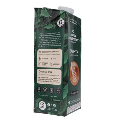 Bebida Vegetal Barista a Tal da Castanha 1L 360-30