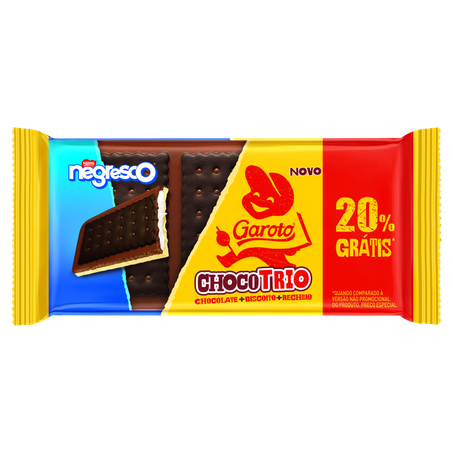 Chocolate Garoto Chocotrio Negresco Baunilha 90g 20
