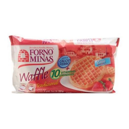Waffle Forno De Minas Congelado Tradicional 280g
