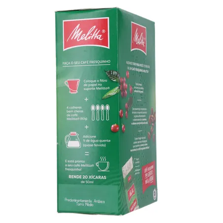CAFÉ PÓ MELITTA TRADICIONAL VÁCUO 250G 360-11