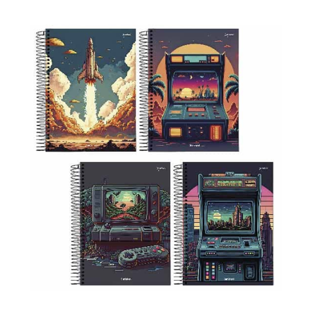 Caderno starschool esp game 10m 160f