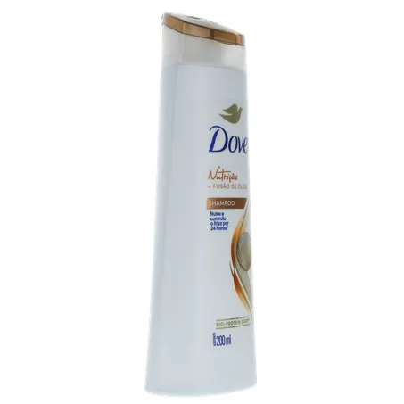 Shampoo Dove Nutrição + Fusão de Óleos Squeeze 200ml 360-31