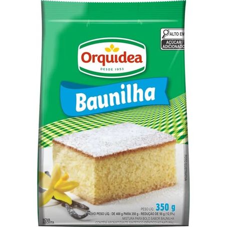 Mistura Para Bolo Baunilha Orquídea 350g
