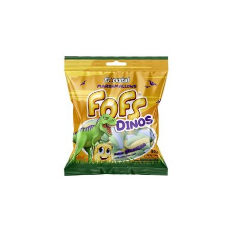 Marshmallow fofs dinos baunilha 50g