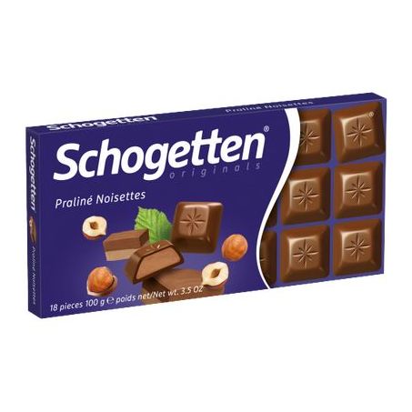 Choc schogetten praline noisettes 100g