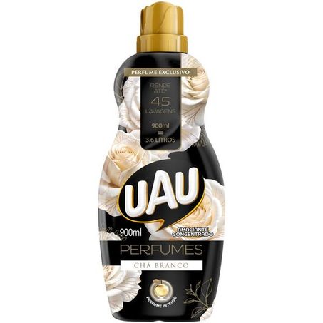 Amaciante uau perf conc cha branco 900ml