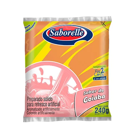 REFRESCO SABORELLE 240G GOIABA