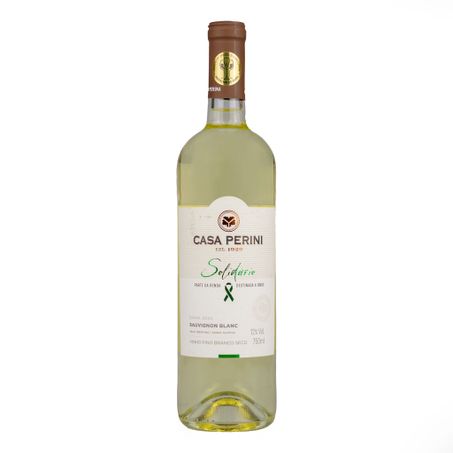 VINHO BRANCO SECO SAUVIGNON BLANC SOLIDARIO 750ML CASA PERINI