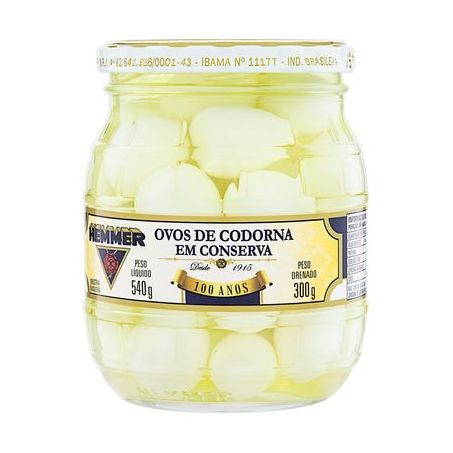 OVOS DE CODORNA HEMMER 540G 11801