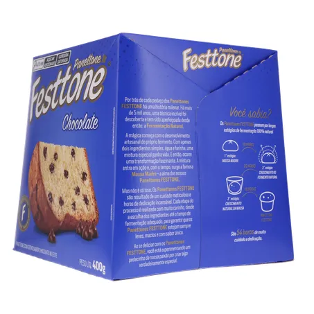 Panettone Festtone Chocolate 400G 360-24