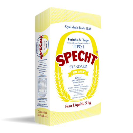 Farinha de trigo specht standard 5kg
