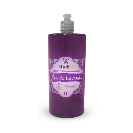 Sabonete Líquido Flor de Lavanda Dihellen Refil 1L
