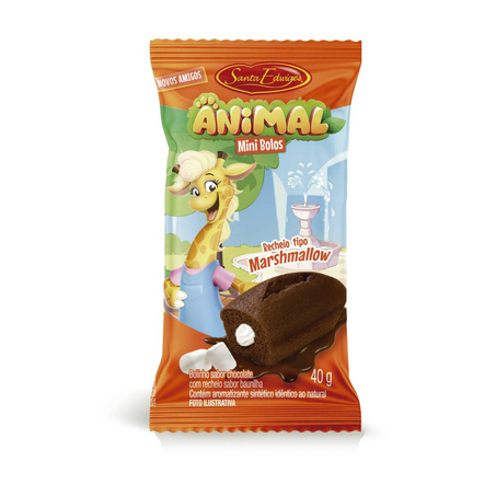 Bolo Sta Edwiges Animal Marshmallow 40g