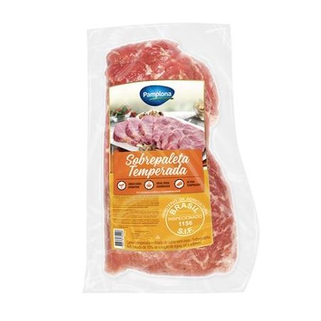 Sobrepaleta suína Pamplona temperada Aprox. 1,1kg a Un