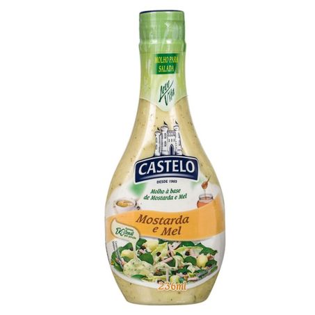 MOLHO SALADA CASTELO 236ML MOSTARDA C/MEL CX 12.0