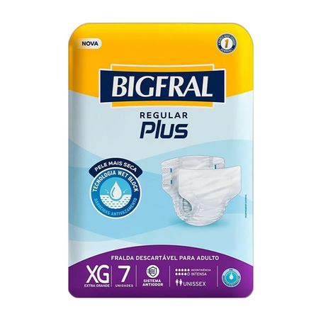 FRALDA ADULTO BIGFRAL PLUS XG 7UN